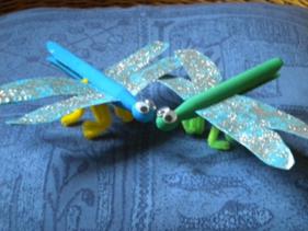 Sparkly dragonfly